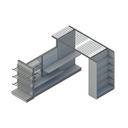 ভারী শুল্ক সুপারমার্কেট তাক / খুচরা প্রদর্শন র্যাক