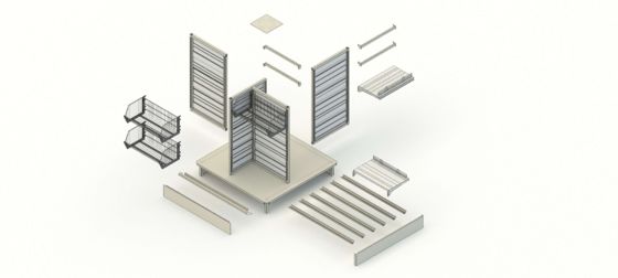 E12 Universal Shelving System